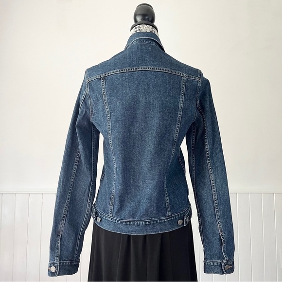 Gap Indigo 1969 Icon Denim Jacket Size S Tall - Picture 6 of 14